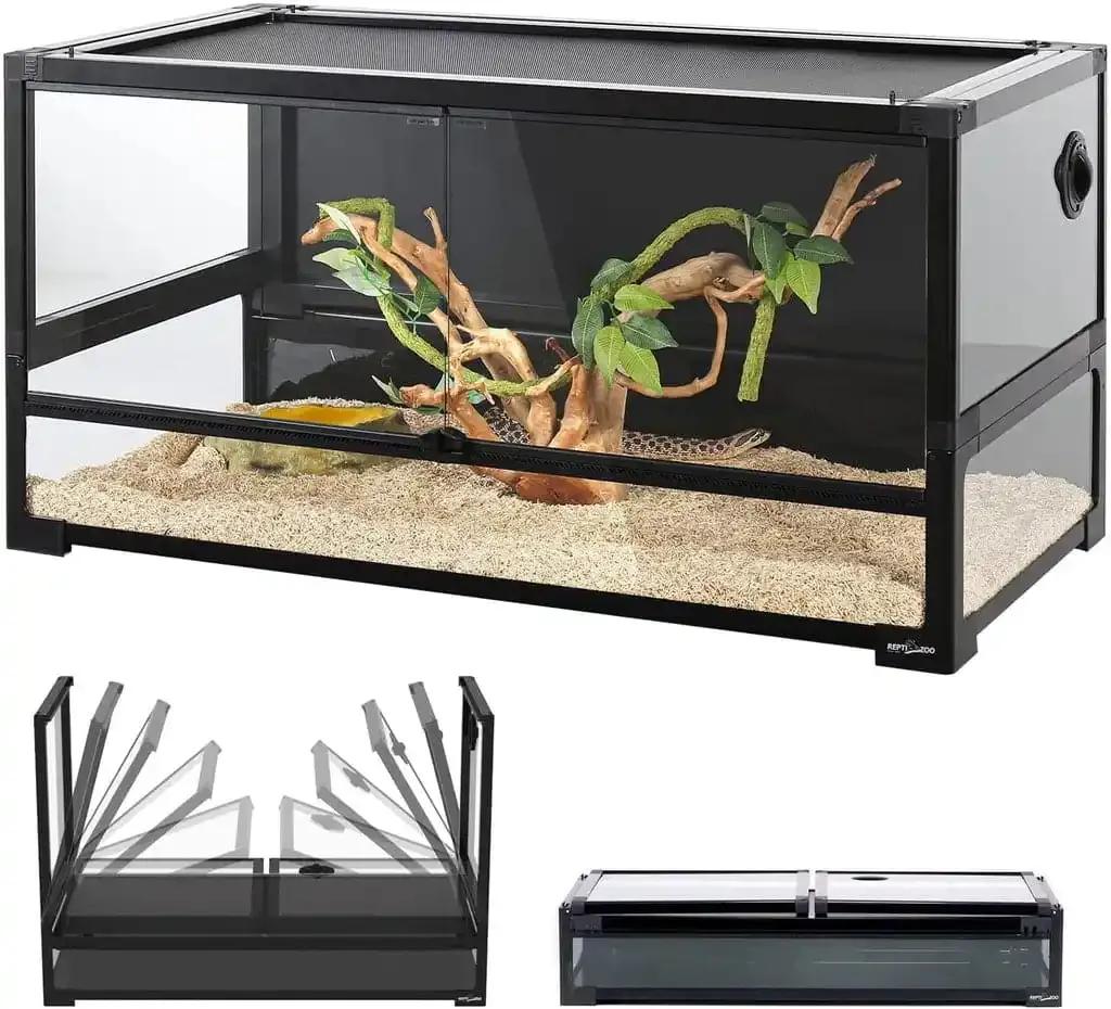 Repti Zoo Easy Folding Reptile Terrarium — 36” x 18” x 18”