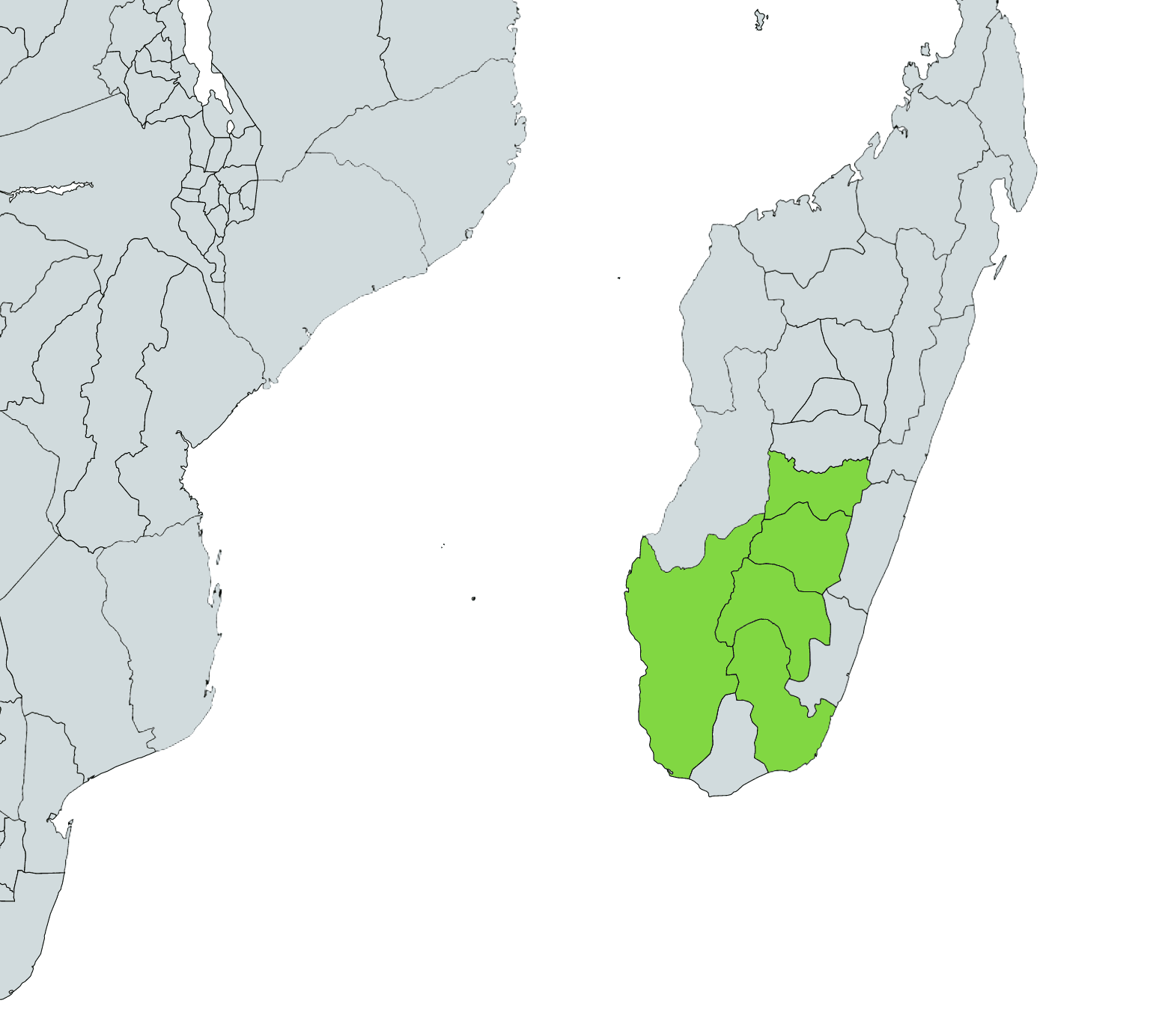Map of Madagascar