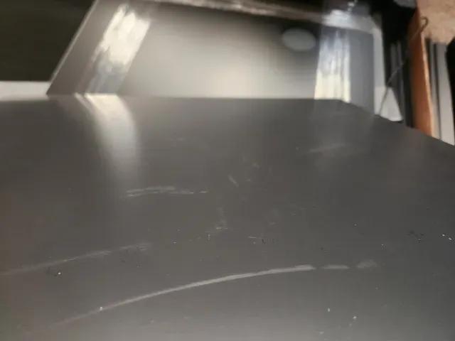 scuffing on the panels