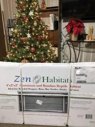 Zen Habitats 4’x2’x2′ Reptile Enclosure in box