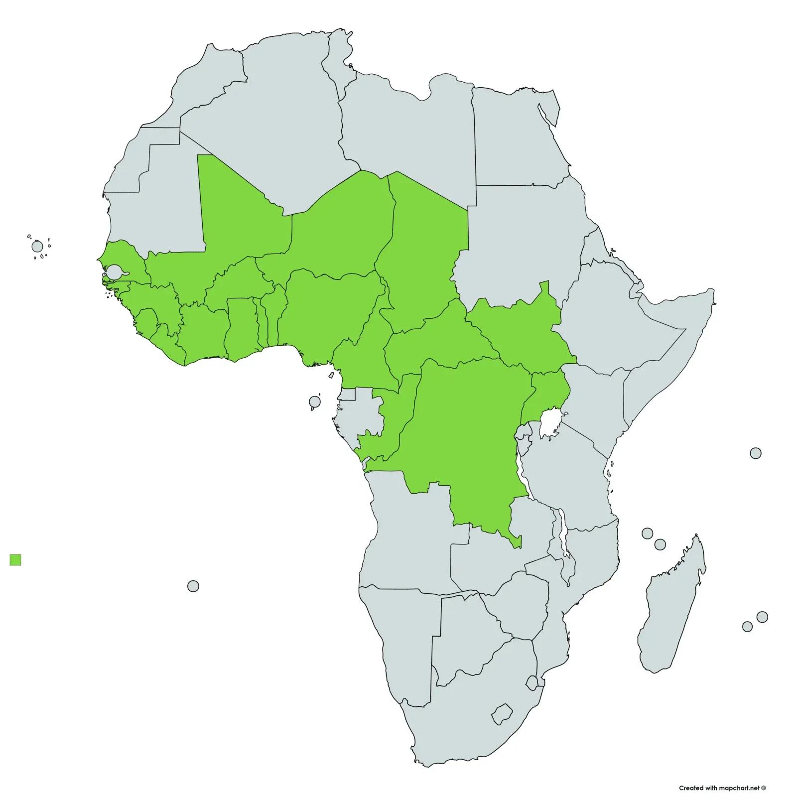 Ball Python Habitat Range